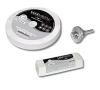 Lux Metal Kit 1 pasta abrasiva pulidora 250 gr y 1 disco pulido de algodón 150 mm (S-Fine) para pulir metales acero inoxidable aluminio hierro pulido cromo plexiglás mármol latón cobre plástico
