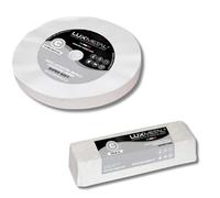 Lux Metal Kit 1 pasta abrasiva pulidora 350 gr y 1 disco pulido de algodón 200 mm (S-Fine) para pulir metales acero inoxidable aluminio hierro pulido cromo plexiglás mármol latón cobre plástico