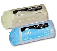 Lux Metal Kit 2 Pastas de Pulido Abrasivas 350 gr A-B Set de Pulido Acero Inoxidable Cera Sólida para Pulir Metales Espejo Aluminio Abrillantadores Cromo Madera Plexiglás Mármol Latón Cobre Plástico