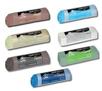 Lux Metal Kit 7 Pasta Abrasiva Pulidora 250 gr A-B-C-Z-K-J-FL Set Pulido Acero Inoxidable Sólido Para Pulir Metales Espejo Aluminio Pulido Cromado Madera Plexiglás Mármol Latón Cobre Plástico