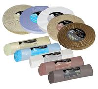 Lux Metal - Kit con 5 discos pulidos de 300 mm y 5 pasta abrasiva de 1000 gr - Ideal para pulir sobre aluminio, hierro, acero inoxidable disco pulido pasta abrasiva sólida pulir metales kit de pulido