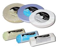 Lux Metal - Kit de 3 discos pulidores de 200 mm y 3 pasta abrasiva abrillantadora de 350 g - para pulir aluminio, hierro, acero inoxidable, bronce, mármol - Pulido desbaste de metal, amoladora rueda