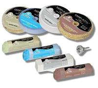 Lux Metal - Kit de Pulido 4 pastas de Pulido abrasiva 250 g 4 Discos de Pulido 100 mm algodón muelas abrasivas para pulir Metales Acero Inoxidable Aluminio muelas de Cobre y latón Cromado