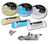 Lux Metal - Kit de pulido Variant 100mm-250gr - Ideal para pulir Aluminio, hierro, acero inoxidable disco de pulido pasta de pulir sólida pulir metal... (100mm - 250gr Kit 3+3 + soporte)