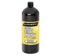 Lux Metal - Polish para Acero Inoxidable 1 KG Pasta abrasiva para pulir acero inoxidable pule limpia protege restaura a nuevo estado sin rayar coches motos carrocerías rayones
