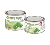 Lux Metal Power Tank - Imprimación Plástico - Repare, Regenere, Proteja Tanque Plástico, Resina, ABS - Kit Grande 720gr - Para plástico PMMA, PC, ABS, PS, PETG, PET, fibra de vidrio, fibra de carbono