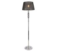 lux.pro Lámpara de pie Lingen Moderna Diseño Altura 151 cm Iluminación Interior Luz efectiva Gris y Cromo