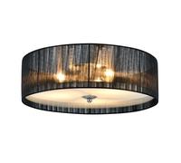 [lux.pro] luz de techo - iluminación colgante - negro/blanco (3 x e27) - lámpara de plafón 40 cm