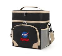 Luxaros Bolsa de Almuerzo Térmica N.A.S.A, Bolsa para El Almuerzo Ligera, Organizador del Almuerzo para Trabajo Clase Viajes Salidas, Playa