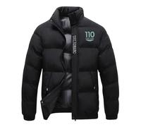 Luxaros Chaqueta Ligera Hombre A.s.t.o.n M.a.r_tin, chaquetas de entretiempo resistente al agua, para exteriores, otoño e invierno, días fríos y lluviosos, lluviosos(Black,2XL)