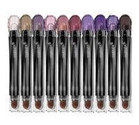 LUXAZA Pro Longwear - Paquete de 10 lápices de maquillaje color crema púrpura