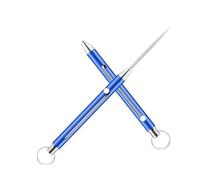 LUXBUT Titanium Alloy Toothpick Titanium Alloy Push-Pull Toothpick Telescopic Toothpick All
