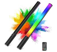 LUXCEO P400 Lámpara LED de vídeo RGB para fotografía, 360° de Colores completos, 2500mAh batería integrada y Control Remoto, Pantalla LCD de 2500K-6500K, CRI 95 +, para fotografía TikTok Youtube