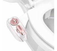 Luxe Bidet NEO 320 Plus - Accesorio mecánico de asiento de inodoro bidé de agua caliente de próxima generación con innovadoras bisagras EZ-Lift, boquillas dobles y modo de autolimpieza de 360° (oro