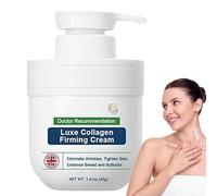 Luxe Colla-gen Firming Cream, 40g Hidratante Antienvejecimiento con Colágeno, Crema Ultra Reafirmante y Revitalizante, Crema Corporal Reafirmante Antiarrugas con Colágeno, para Todo Tipo de Piel