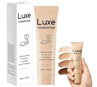 Luxe Cosmetics Colour Changing Foundation, Luxe Foundation Colour Changing Spf 50 for Mature Skin, Medium Coverage, Buildable Formula, Lightweight, Long-Lasting (1 Pcs)
