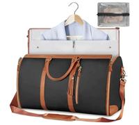 Luxe Lumiere Bag, Zentotex Foldable Travel Bag, Foldable Clothing Bag, High Capacity Folding Suit Luggage, Folding Luggage Bag, Carry On Travel Backpack(Negro)
