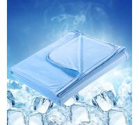 Luxear Manta de enfriamiento Dormir, Mantas de Verano livianas de Doble Cara para Personas Que Duermen Calientes, Q-MAX japonés> 0,4 Fibra de enfriamiento