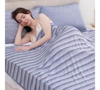 Luxear Manta refrescante para verano, manta para cama Arc-Chill 3.0, fresca para sudores nocturnos, manta suave para siesta de tela transpirable para adultos, bebés, niños, mascotas, perros, 200 x 220