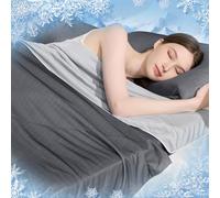 Luxear Manta Refrescante, Tecnología ARC-Chill 3.0, Q-MAX >0,5, Ultra Ligera Sabanas Refrescantes, Transpirable Sabanas Enfriadoras, para Adultos y Bebés, para Calor Nocturno, Viajes, Manta Sofa