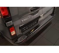 Luxell para [2014 en Adelante] Vivaro/Talento/NV300/Trafic Oscuro Protector Parachoques Trasero Cromado Protector Acero Inoxidable