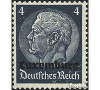 Luxemburgo (alemán.ocupación.2.Guerra Mundial.) 2 Nuevo con Goma Original ** MNH 1940 Hindenburg (Sellos para los coleccionistas)