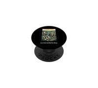 Luxemburgo City River Valley Travel Art PopSockets PopGrip Adhesivo