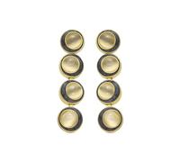 LUXENTER Pendientes acabados en Oro 18K. Color Dorado. Pendientes Largos. Joyas para Mujer - Modelo Nawil