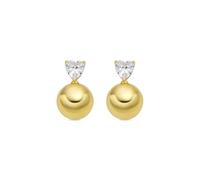 Luxenter Pendientes Miora acabado oro amarillo 18k. Blanco 0