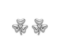 LUXENTER Pendientes acabados en Rodio. Color Plata. Pendientes Pequeños. Joyas para Mujer - Modelo Furne