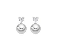 LUXENTER Pendientes acabados en Rodio. Color Plata. Pendientes Pequeños. Joyas para Mujer - Modelo Miora