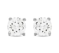 LUXENTER Pendientes Básico Plata De Ley 925