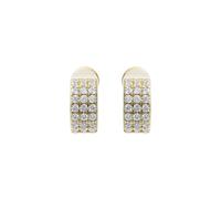 LUXENTER Pendientes con Circonita Brillante acabados en Oro 18K. Color Dorado. Joyas para Mujer -Modelo Laino