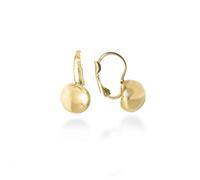 LUXENTER Pendientes de Aleacion de Metal acabada en Oro Amarillo De 18K Color Amarillo Pendientes Medianos Joyas para Mujer Nenje