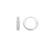 LUXENTER Pendientes Docri acabado en plata
