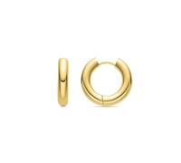 LUXENTER Pendientes Helali acabado oro amarillo 18k