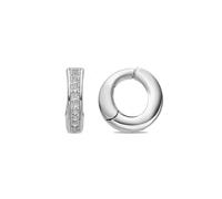 LUXENTER Pendientes Ortim acabado en plata