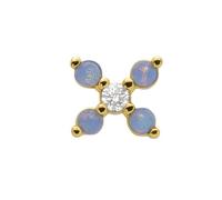 LUXENTER Piercing Acano acabado oro amarillo 18k