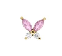 LUXENTER Piercing Suife acabado oro amarillo 18k