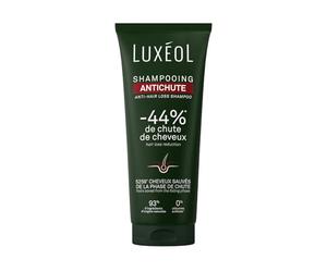 LUXÉOL - Champú Anticaída - Reduce la caída del cabello | Clínicamente probado: -44% de caída del cabello* - Fórmula enriquecida con extracto de queratina - Volumen y brillo - 200 ml
