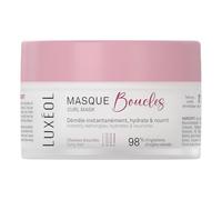 Luxéol - Máscara de pelo rizado - Nutre, hidrata y desenreda instantáneamente los rizos - Limite los frisottis - Perfume gourmand - Método Curly Hair - Sin siliconas - Fabricado en Francia - 200 ml