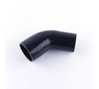 LUXERAD Acoplador reductor de manguera de 45 grados de diámetro interior de 60 mm a 70 mm, acople de manguera de codo reductor de orificio negro, largo de 102 mm, tubo de entrada de aire directo turbo