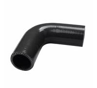 LUXERAD Codo de tubo de 90 grados, codo de 25 mm, manguera acopladora de silicona, longitud de 102 mm, mangueras hidráulicas industriales de 4 capas, mangueras de tubo de codo de silicona