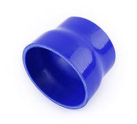 LUXERAD Codo recto azul reductor acoplador de silicona reforzado manguera ID 63-85mm, 4 capas para tubería industrial hidráulica de turbo/intercooler/admisión