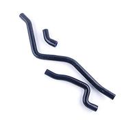 LUXERAD Kit de manguera de radiador de silicona para Yamaha Raptor 660 YFM660R 2001 2002 2003 2004 2005 Manguera de radiador de silicona (negro)