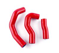 LUXERAD Kit de manguera de refrigerante de radiador de silicona para Mitsubishi L200 2.5 TD (rojo)