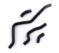 LUXERAD Kit de manguera de refrigerante de radiador de silicona para Yamaha Raptor 660 660R YFM660R (negro)