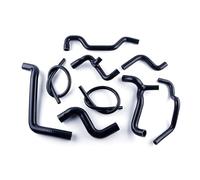 LUXERAD Kit de tubo refrigerante de silicona para radiador para Volkswagen Golf MK3 GTI 2.0L 8V 115CV 1992-1998 (Negro)
