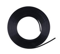LUXERAD, Manguera de silicona de vacío de 8 mm, manguera de vacío de silicona, manguera de vacío, diámetro interior de 8 mm, diámetro exterior de 14 mm, longitud 3 m, color negro