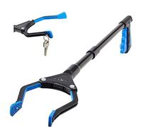 Luxet Grabber Reacher Tool - 26 palitos de recogida portátiles de acero - Punta magnética de agarre fuerte para estantes de tiendas, herramienta de recogida de basura ligera para personas mayores